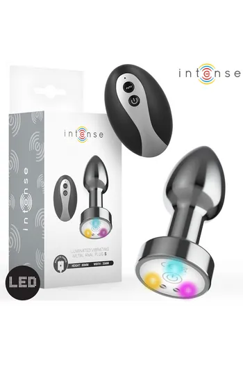 Metal Anal Plug with LED Lights and Remote Control | Intense