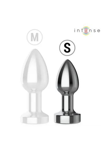 Plug Anale in Metallo con Luci LED e Telecomando | Intense