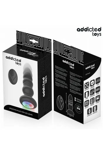 Addicted Toys Anal Plug with Dual Motor: Thrusting and Vibration Control