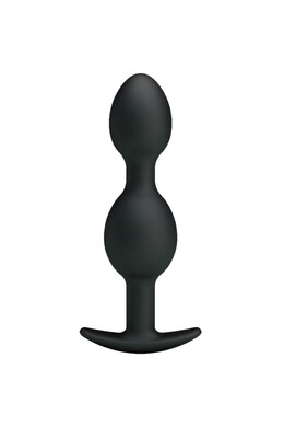 Premium Silicone Anal Bead Plug - Extra Stimulation with Internal Weights