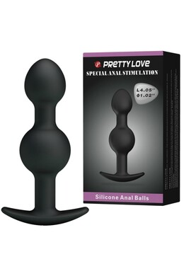 Premium Silicone Anal Beads Plug - Extra Stimulation with Internal Weights