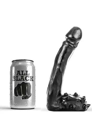 All Black Dildo: Slim Design with Intense Details