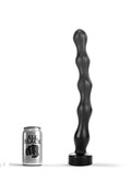 Buttplug All Black: Giocattolo Anale Regolabile in PVC Ipoallergenico