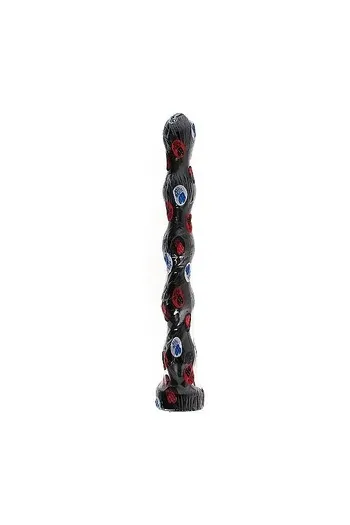 All Black Buttplug: Adjustable Anal Toy in Hypoallergenic PVC