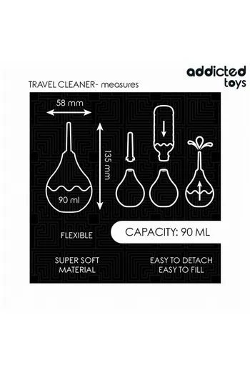 Addicted Toys Limpiador Anal da Viaggio Taglia S - Igiene Intima Pratica e Discreta