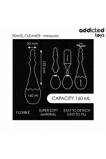 Limpiador de Viaje Modelo 4 Addicted Toys: Igiene Sicura per i Tuoi Giocattoli Sessuali in Viaggio