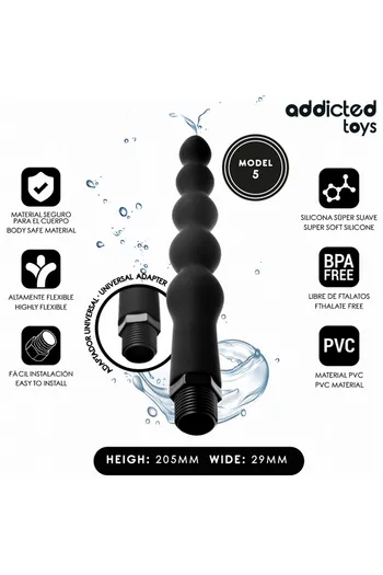 Addicted Toys Modelo 5: Anal Cleaner for Safe and Comfortable Intimate Hygiene