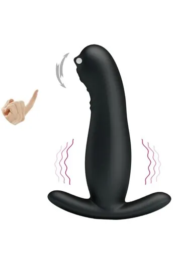 Multifunction Prostate Massager with 7 Vibration Modes & 4 Ticking Functions | Pretty Love