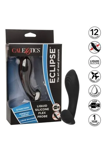 Eclipse Flex Flex Liquid Silicone Anal Probe - Calexotics