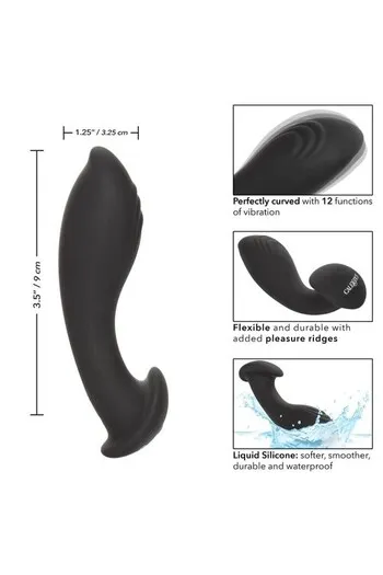 Sonda Anale Eclipse Flex Flex in Silicone Liquido - Calexotics