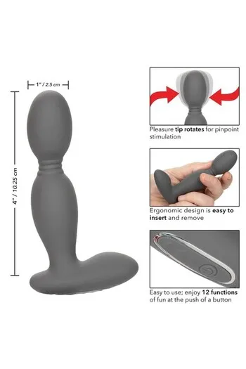 Eclipse Rotating Probe: Anal Stimulation with Rotation and Vibration