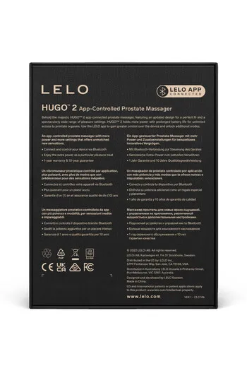 HUGO™ 2 Prostate Massager with App | 16 Pleasure Modes | LELO