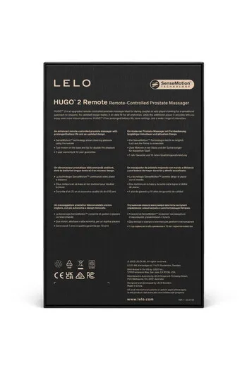 HUGO™ 2 Remote: Prostate Massager with Remote for Couples and Solo Play