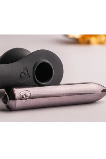 Ro-Zen Pro di Rocks-Off: Plug Anale con Anello Vibra-Pene per Esperienze Intense