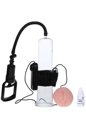 Erection Pump with Vibration and Vaginal Shape - Powerful Erections Guaranteed