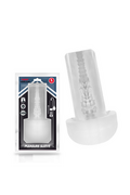 Masturbatore Pleasure Sleeve Trasparente per PUMP ADDICTED - Esperienza Visuale Intensa