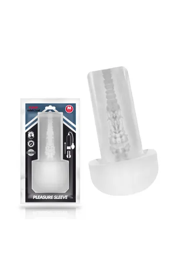 Transparent Sleeve Masturbator for PUMP ADDICTED Pump - Intense Visual Experience