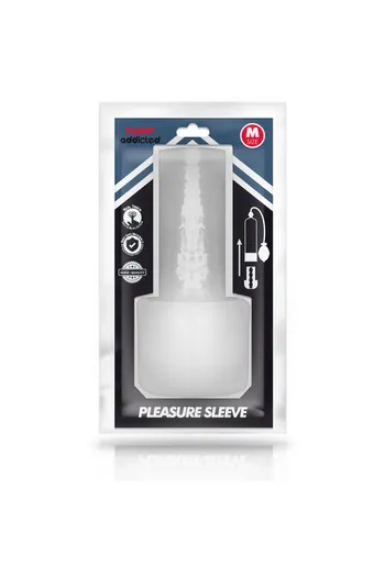 Transparent Sleeve Masturbator for PUMP ADDICTED Pump - Intense Visual Experience