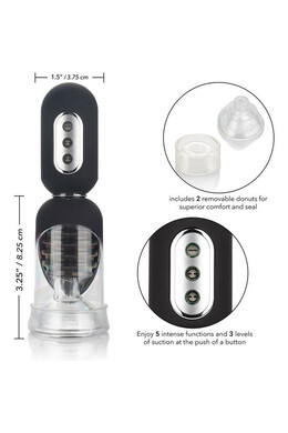 High-Tech Automatic Pump with Intense Suction & Vibration | California Exotics