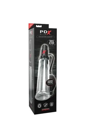 PDX Elite Suck-N-Pump Stroker: 2-in-1 Erection Pump & Masturbator