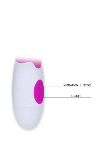Lilac and White Climbing Vibrator - Intense Clitoral Stimulation