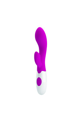 Green and White Curved Vibrator - Premium Quality for Intense Experiences