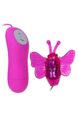 Mariposa Vibrator with Antennae - Waterproof Silicone Stimulator for New Sensations