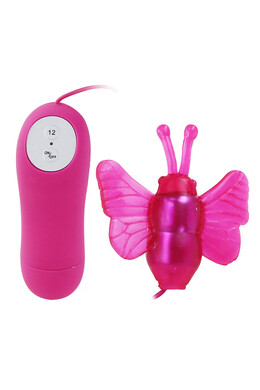 Mariposa Vibrator with Antennae - Waterproof Silicone Stimulator for New Sensations