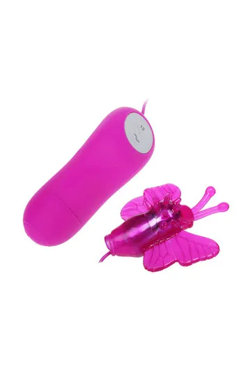 Mariposa Vibrator with Antennae - Waterproof Silicone Stimulator for New Sensations