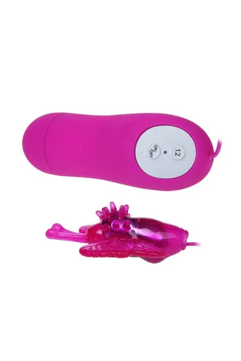 Mariposa Vibrator with Antennae - Waterproof Silicone Stimulator for New Sensations