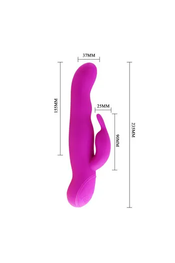Pretty Love Hale: Massaggiatore Rotante in Silicone Lilla con 30 Modi Vibrazione
