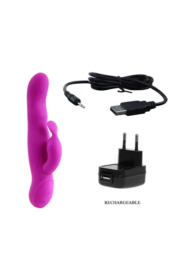 Pretty Love Hale: Massaggiatore Rotante in Silicone Lilla con 30 Modi Vibrazione