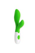 Elegant Green and White Rabbit Vibrator - 30 Vibration Modes | Pretty Love