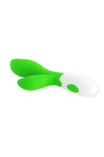 Elegant Green and White Rabbit Vibrator - 30 Vibration Modes | Pretty Love