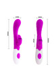 Elegant Lilac and White Climbing Vibrator - Intense Stimulation | Pretty Love