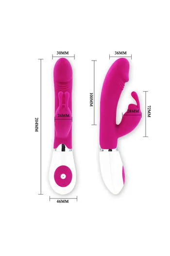 Vibratore Rampante Pretty Love Lilla e Bianco - 30 Modalità di Vibrazione