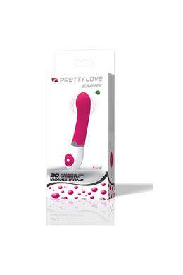 Daniel Vibrator by Pretty Love - Elegant Purple and White Massager