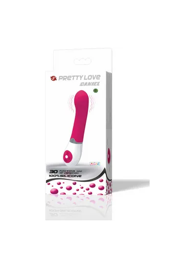Vibratore Daniel Pretty Love - Elegante Massaggiatore Viola e Bianco