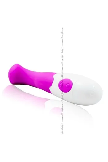 Charles Vibrator in Lilac and White - Premium Quality with 30 Vibration Modes