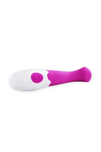 Charles Vibrator in Lilac and White - Premium Quality with 30 Vibration Modes