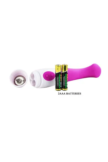 Charles Vibrator in Lilac and White - Premium Quality with 30 Vibration Modes