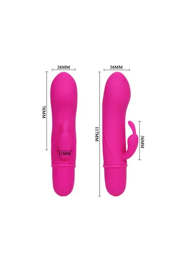 Caesar Mini Vibrator Lilac - Vaginal & Clitoral Stimulation | Pretty Love