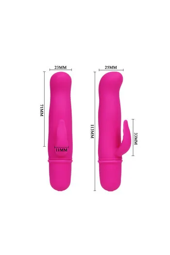 Blithe Lilac Mini Vibrator Massager - Dual Stimulation for Ultimate Pleasure