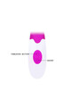 Elegant Climbing Vibrator in Lilac and White - Premium Quality | Pretty Love