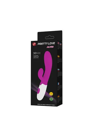 Elegant Climbing Vibrator in Lilac and White - Premium Quality | Pretty Love