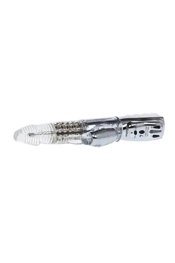 High-Tech Multifunction Vibrator with Rotating Beads and Tongue - Unique Pleasure Experiences