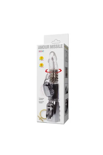 High-Tech Multifunction Vibrator with Rotating Beads and Tongue - Unique Pleasure Experiences