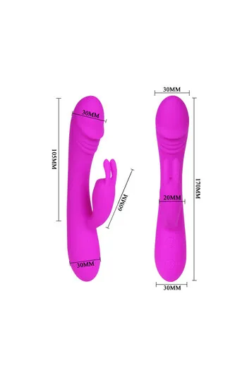 Hunter Realistic Vibrator with 2 Powerful Motors | Pretty Love