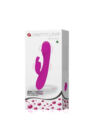 Hunter Realistic Vibrator with 2 Powerful Motors | Pretty Love