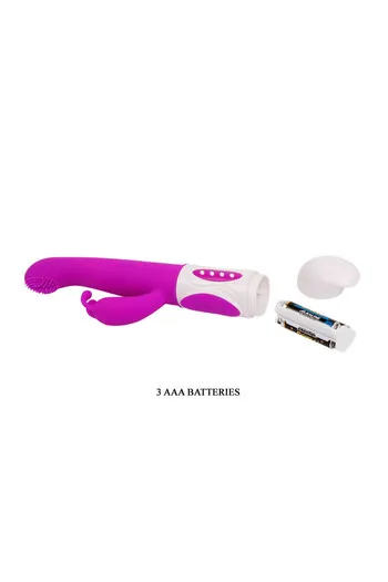 Hugh: Oscillating G-Spot Stimulator with Clitoral Massager | Pretty Love